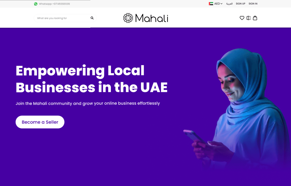 Mahali — UAE Multi-Vendor Marketplace screenshot