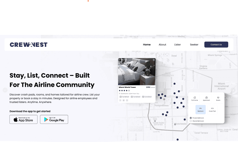 Crew-Nest — Airline Crew Accommodation Platform screenshot